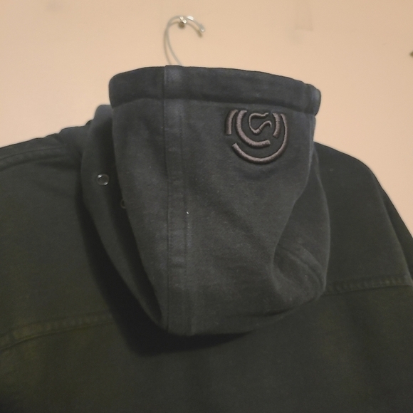 Lululemon | Men's Classic Black Full Zipper Scuba Hoodie Sweatshirt (Size XL) - Picture 13 of 14